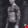 Hela Spirit Nordic Viking Warrior – high-detail tattoo stencil mockup