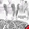 Valhalla Nord Viking Tattoo – tattoo stencil mockup on model