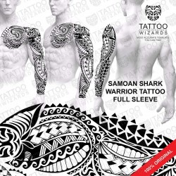 Samoan Warrior Shark Tattoo
